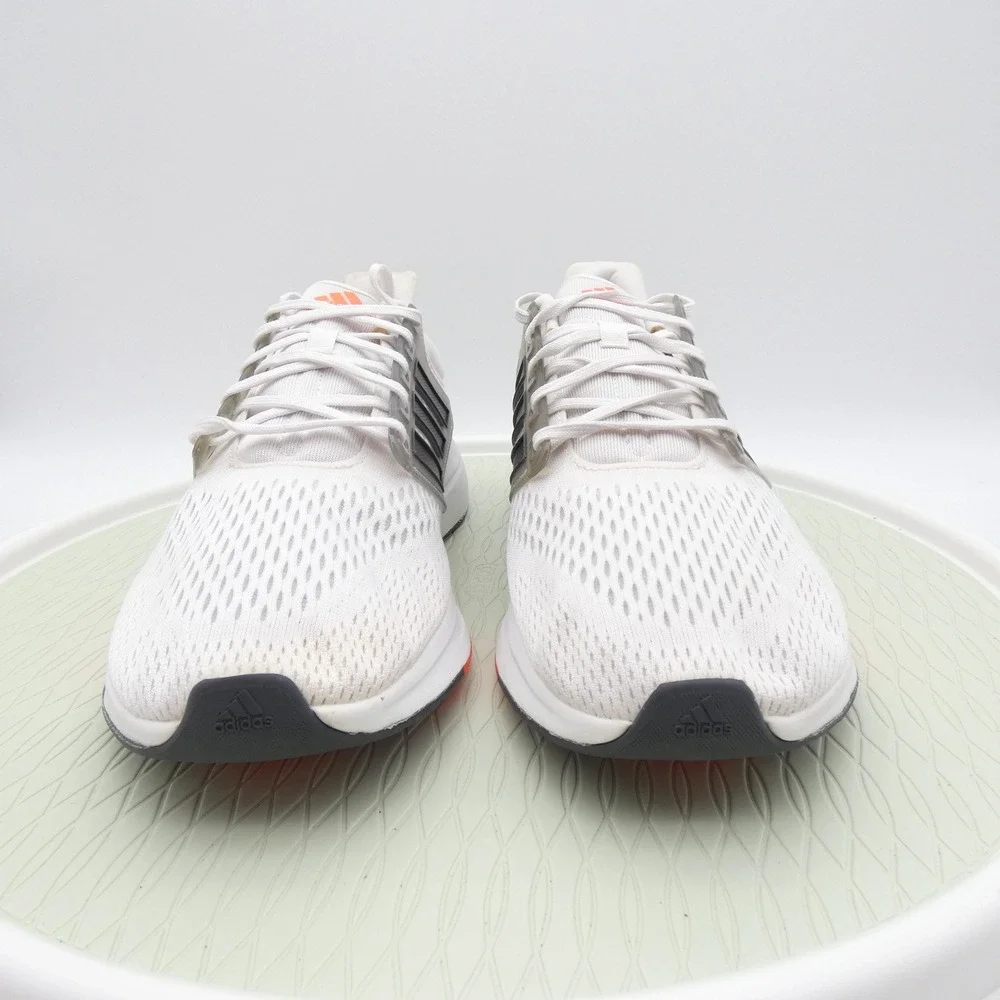 Adidas EQ21 Run Mens Running Shoes White Orange Black H00511 Size 12